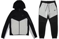 Nike Tech Fleece Windrunner Full-Zip Hoodie & Jogger Set - Dark Grey Heather/Black