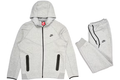 Nike Sportswear Tech Fleece Full-Zip Hoodie & Jogger Set - Dark Heather Grey/Black