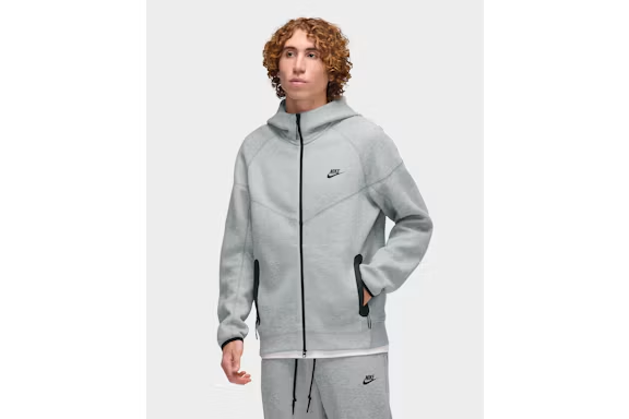 Nike Sportswear Tech Fleece Windrunner Full-Zip Hoodie - Dark Grey Heather/Black