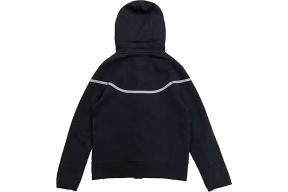Nike Kids' Tech Fleece Reflective Full-Zip Hoodie - Black/Silver