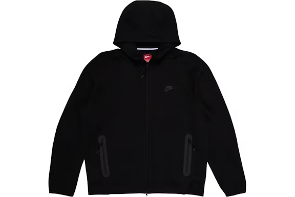 Nike Sportswear Tech Fleece Windrunner Full-Zip Hoodie - Black/Black