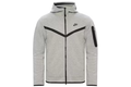 Nike Sportswear Tech Fleece Windrunner Full-Zip Hoodie (FW24) - Dark Grey Heather/Black