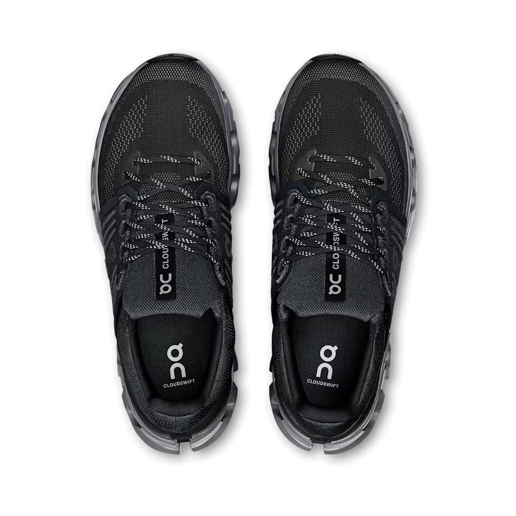 On Cloudswift 4 AD 'Black / Rock' (3MF10570080) — Adaptive-Fit Urban City Running Shoe