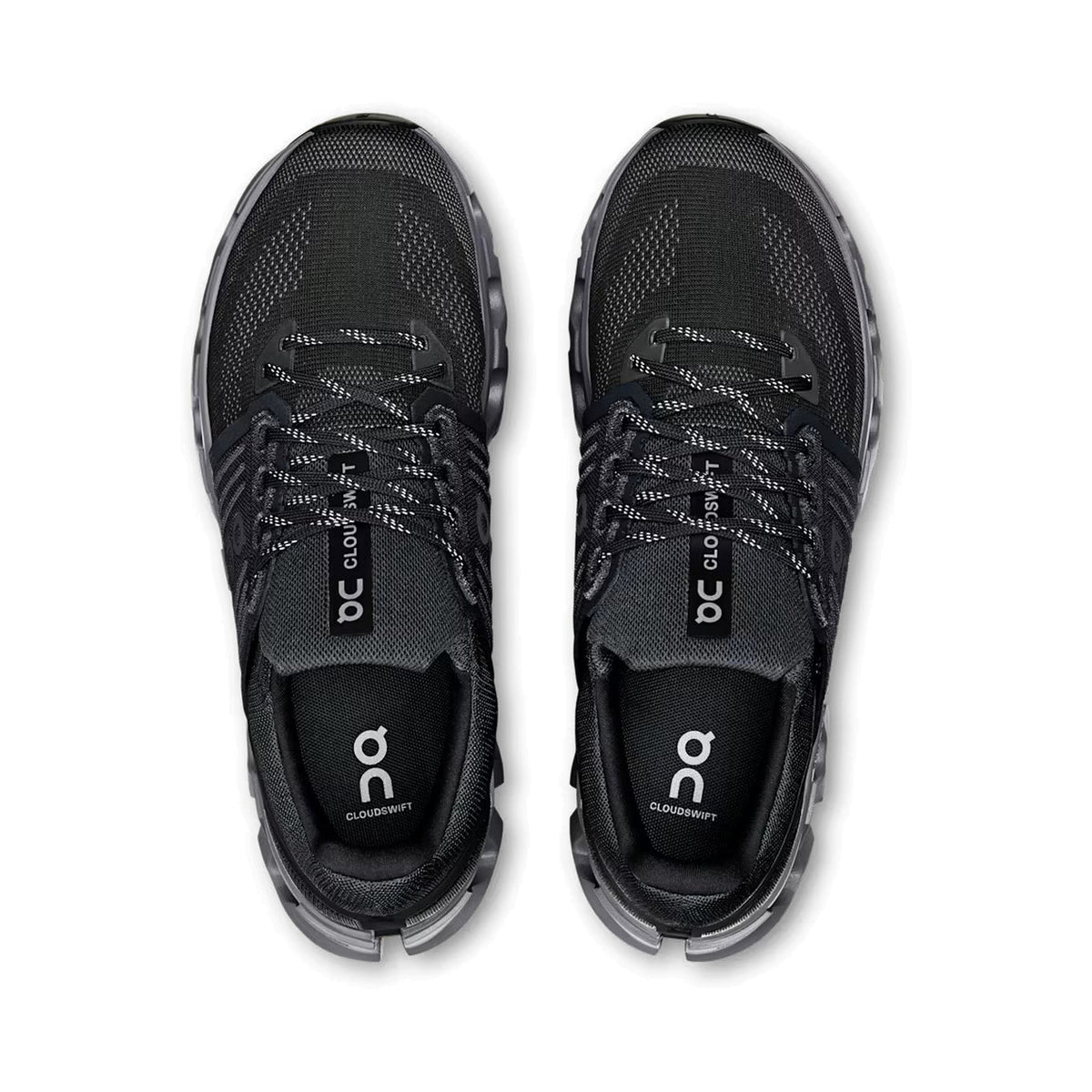 On Cloudswift 4 AD 'Black / Rock' (3MF10570080) — Adaptive-Fit Urban City Running Shoe