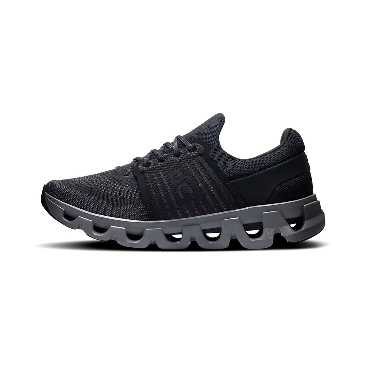 On Cloudswift 4 AD 'Black / Rock' (3MF10570080) — Adaptive-Fit Urban City Running Shoe