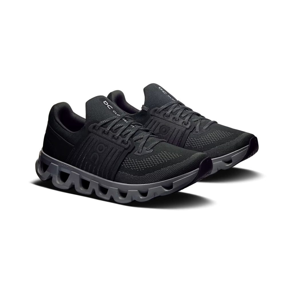 On Cloudswift 4 AD 'Black / Rock' (3MF10570080) — Adaptive-Fit Urban City Running Shoe