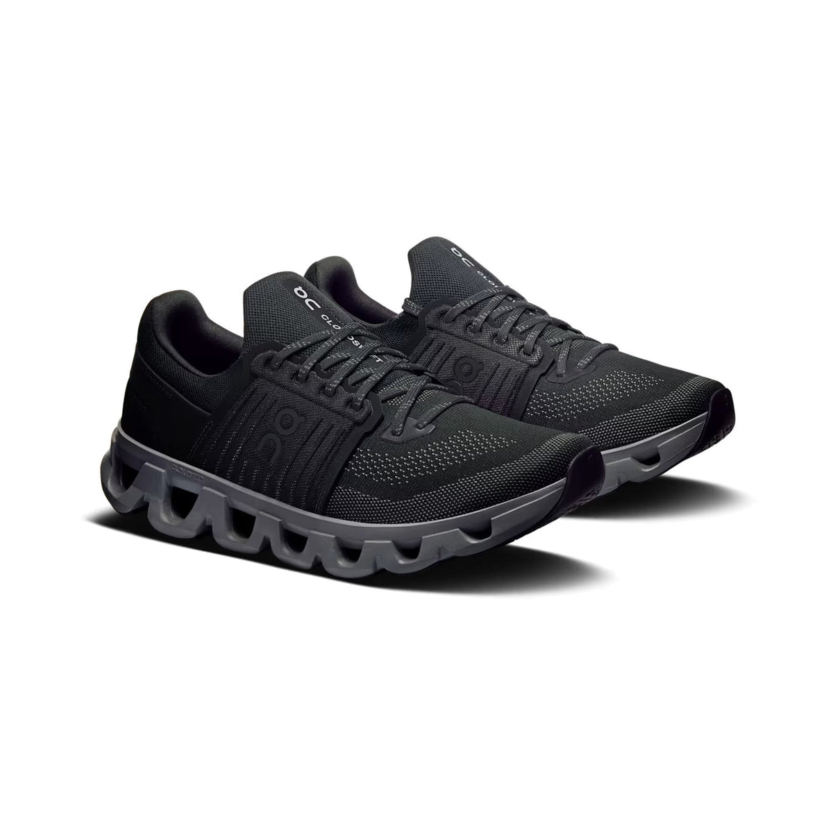 On Cloudswift 4 AD 'Black / Rock' (3MF10570080) — Adaptive-Fit Urban City Running Shoe