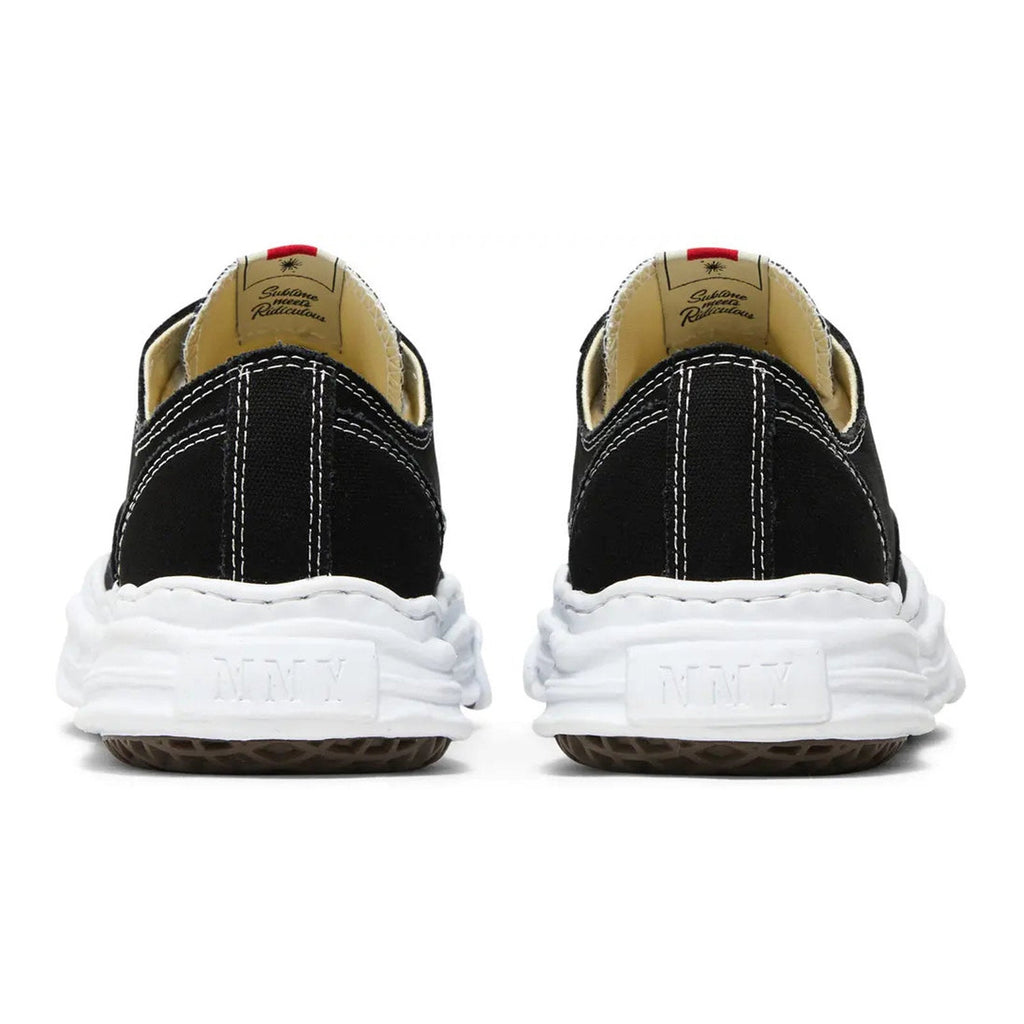 Maison MIHARA YASUHIRO HANK OG Sole Canvas Low 'Black/White' (A05FW702-BLK) — Japanese Avant-Garde Designer Sneaker