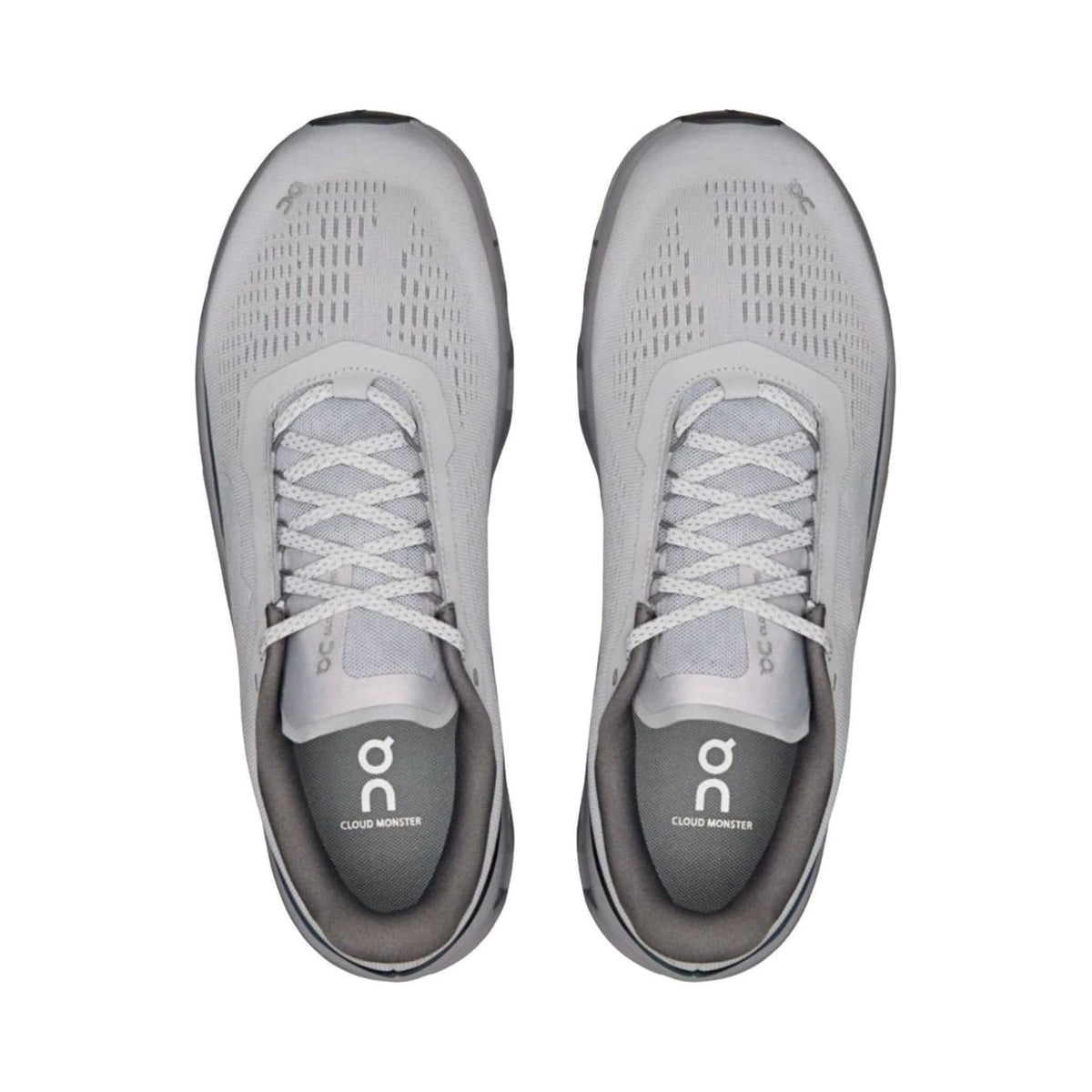 On Cloudmonster 1 'Glacier / Alloy' (3MF30741536) — Original Oversized CloudTec® Maximum Cushion Road Running Shoe