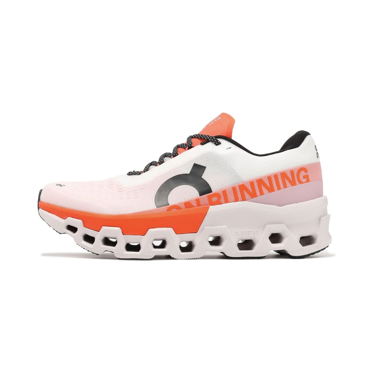 On Cloudmonster 2 'Undyed / Flame' (3ME10121527) — Natural-Fiber Maximum Cushioning, No Dye Process