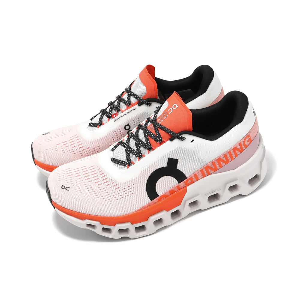 On Cloudmonster 2 'Undyed / Flame' (3ME10121527) — Natural-Fiber Maximum Cushioning, No Dye Process