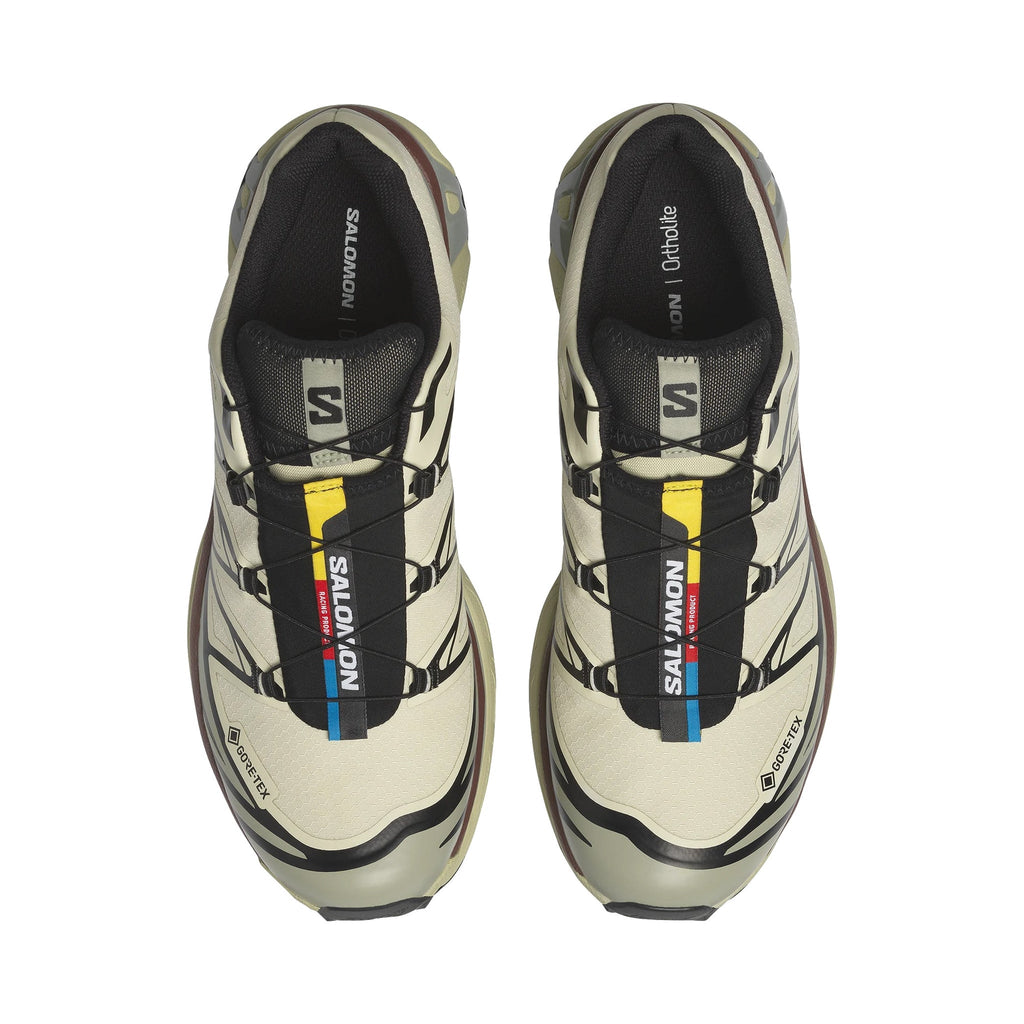 Salomon XT-6 GORE-TEX 'Asparagus Green/Tea/Chocolate' (L49202200) — Waterproof Trail-to-Street Sneaker