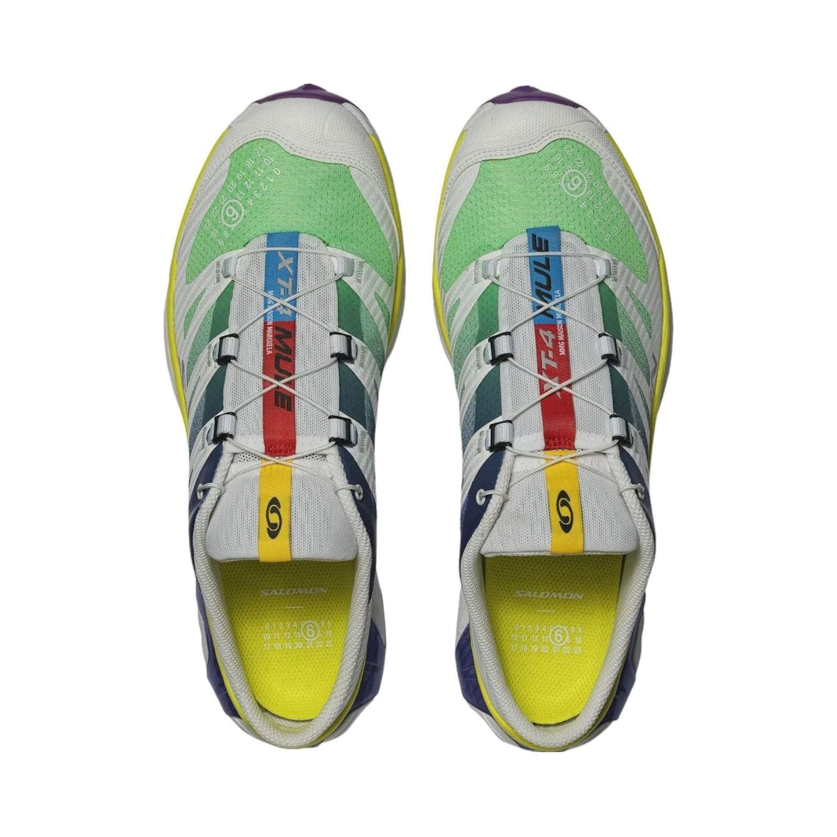MM6 Maison Margiela x Salomon XT-4 Mule 'Spectrum Blue Gradient' (L47540200) — Deconstructivist Collab Mule