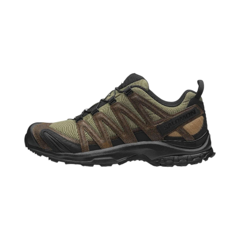 Salomon XA Pro 3D Distressed Leather 'Dark Earth / Black' (L47797400) — Premium Leather Trail Heritage Lifestyle Sneaker