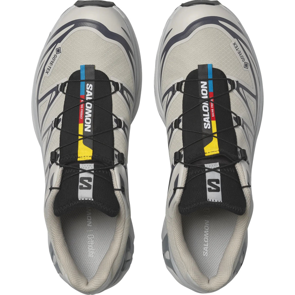 Salomon XT-6 GORE-TEX 'Silver Cloud/Black' (L49201400) — Waterproof Trail-to-Street Sneaker