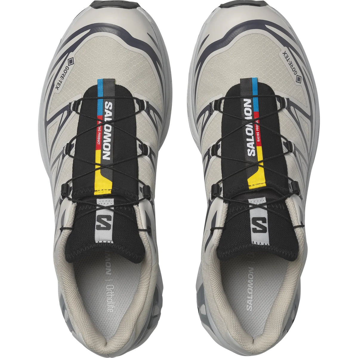 Salomon XT-6 GORE-TEX 'Silver Cloud/Black' (L49201400) — Waterproof Trail-to-Street Sneaker