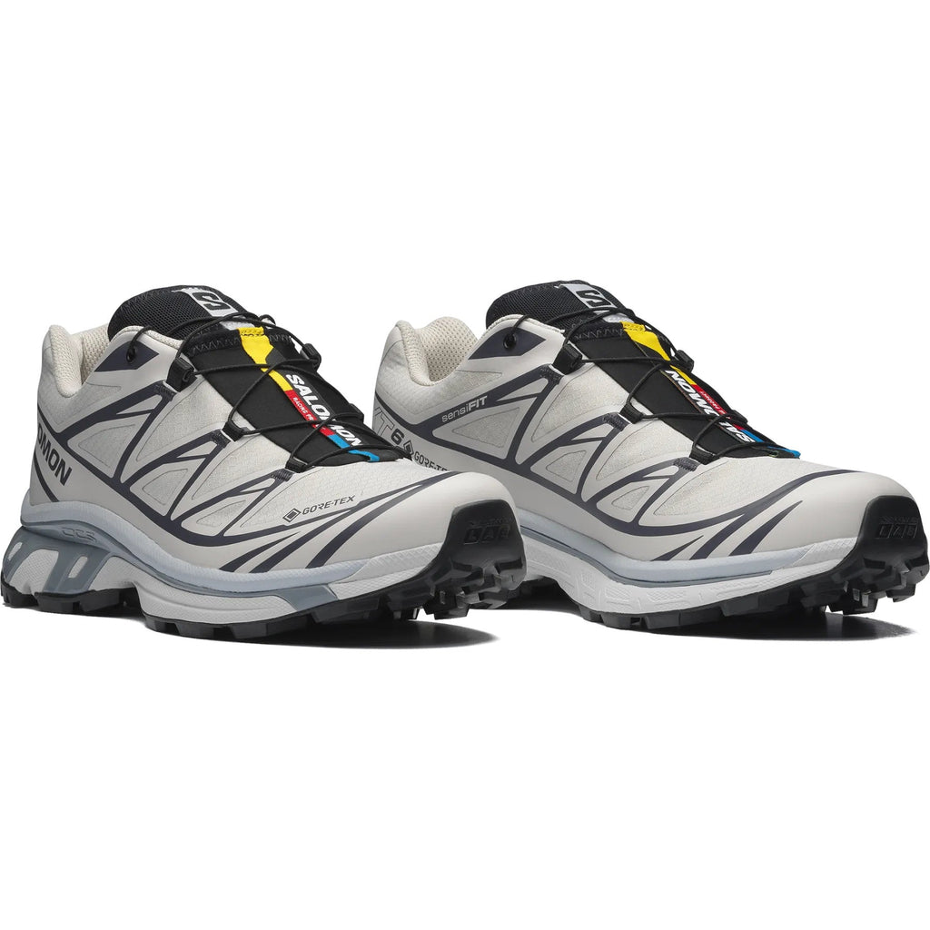 Salomon XT-6 GORE-TEX 'Silver Cloud/Black' (L49201400) — Waterproof Trail-to-Street Sneaker