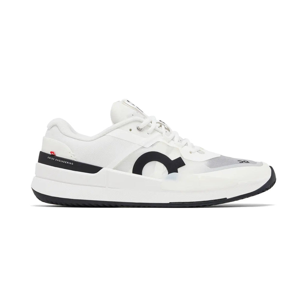 On The Roger Pro 2 Clay 'White / Black' (3ME10570462) — Federer Clay Court Tennis Shoe, Engineered for the Slide