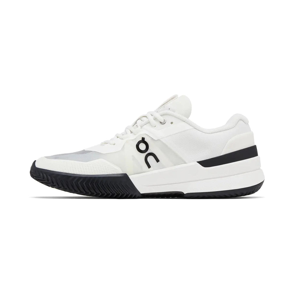 On The Roger Pro 2 Clay 'White / Black' (3ME10570462) — Federer Clay Court Tennis Shoe, Engineered for the Slide