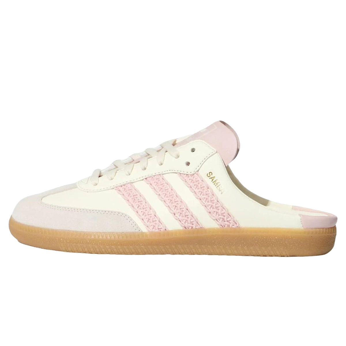 adidas Samba Mule 'Cream / Pink' | Women's Slip-On Fashion Mule (HP5052)