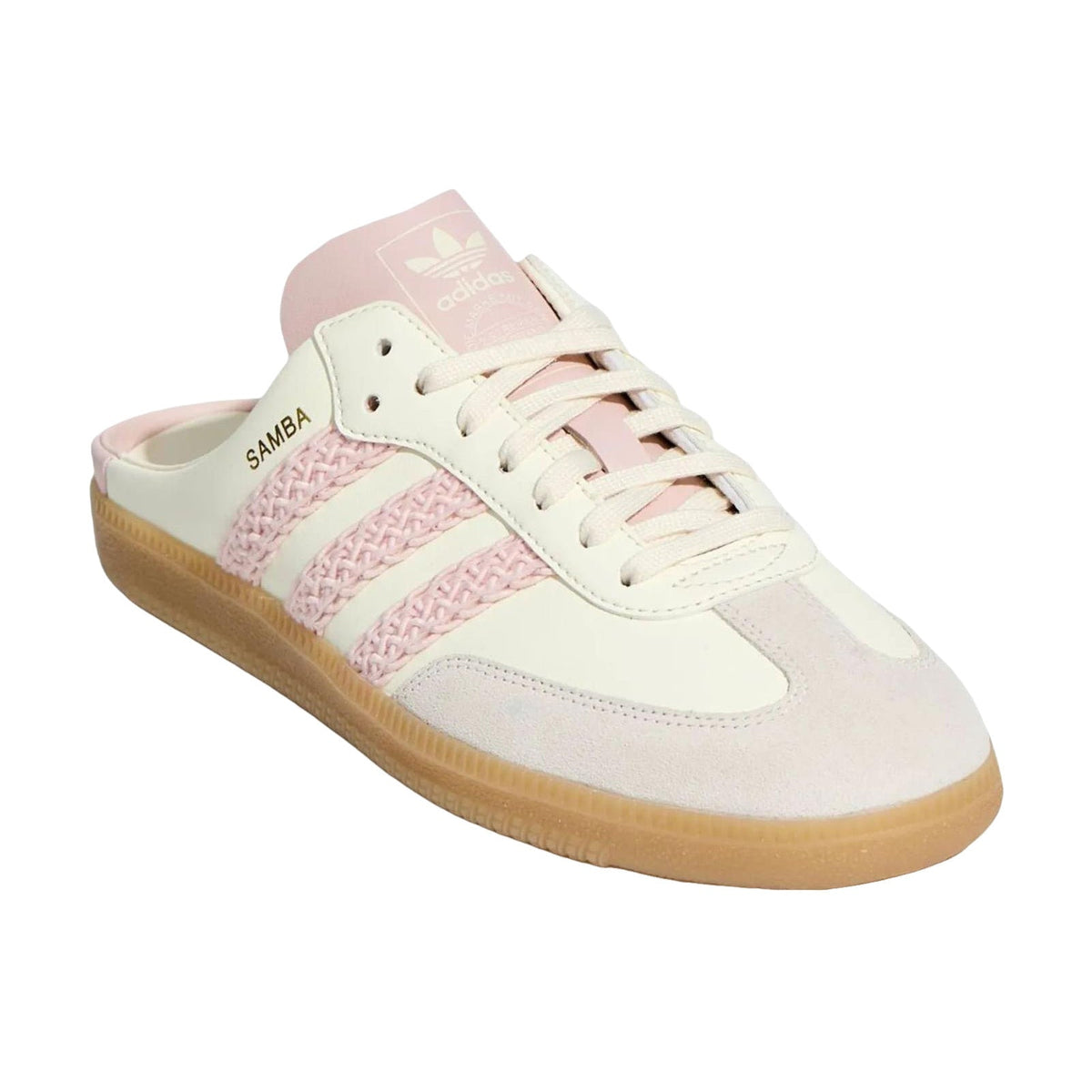 adidas Samba Mule 'Cream / Pink' | Women's Slip-On Fashion Mule (HP5052)
