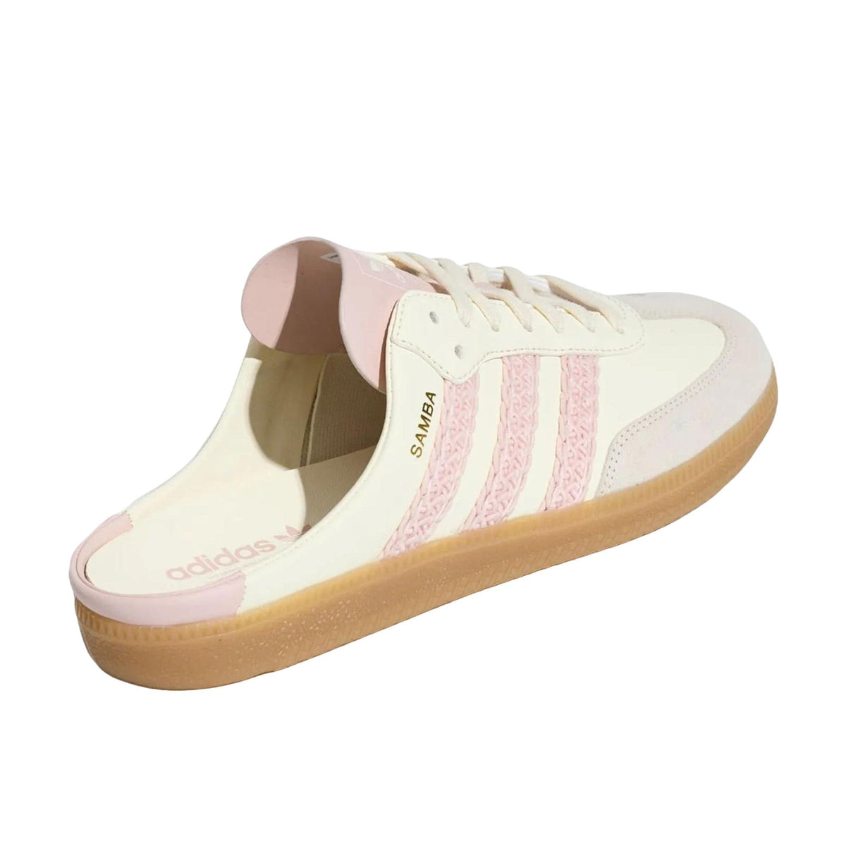 adidas Samba Mule 'Cream / Pink' | Women's Slip-On Fashion Mule (HP5052)
