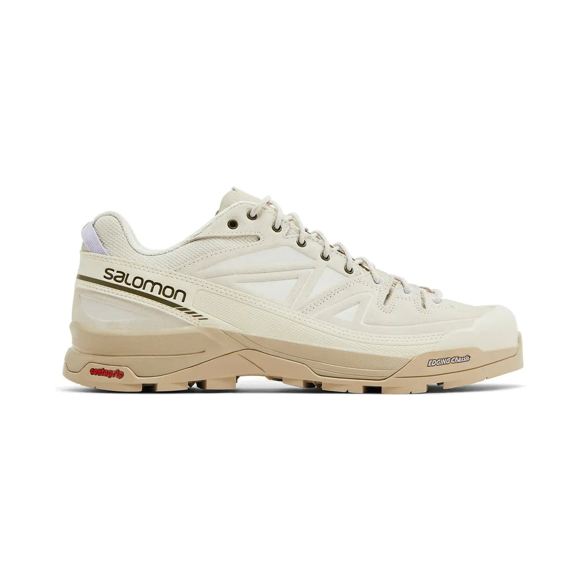 Salomon X-ALP Leather 'Almond Milk' (L47596200) — Premium Alpine Leather Outdoor Lifestyle Shoe