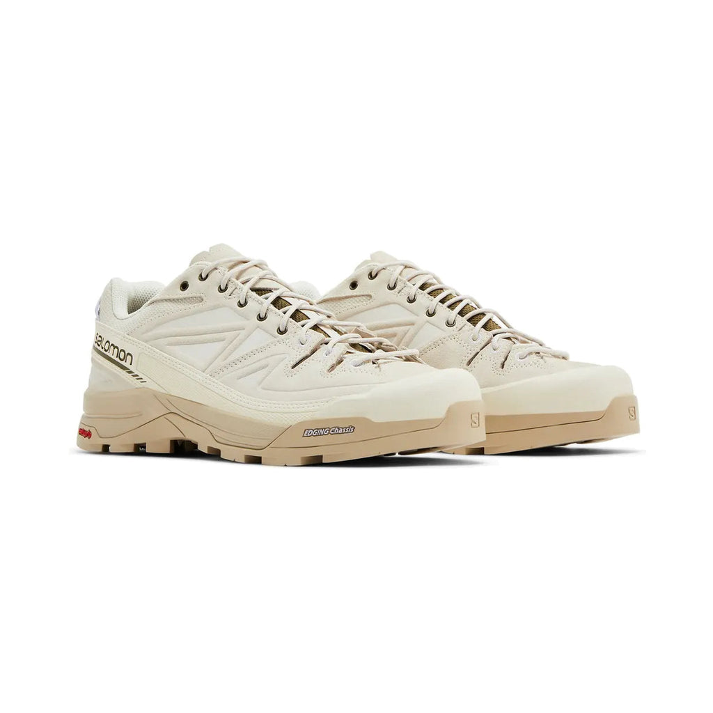Salomon X-ALP Leather 'Almond Milk' (L47596200) — Premium Alpine Leather Outdoor Lifestyle Shoe