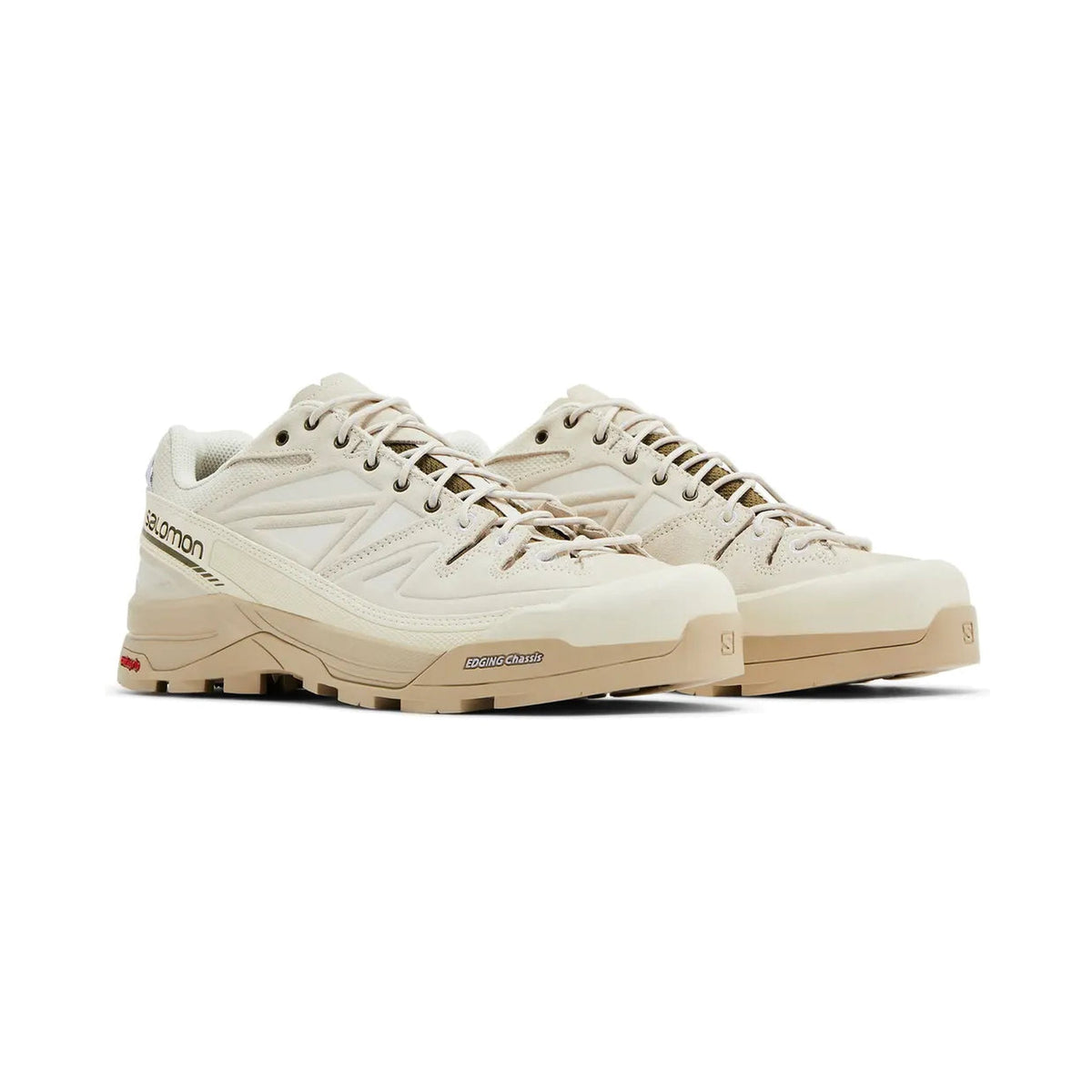 Salomon X-ALP Leather 'Almond Milk' (L47596200) — Premium Alpine Leather Outdoor Lifestyle Shoe