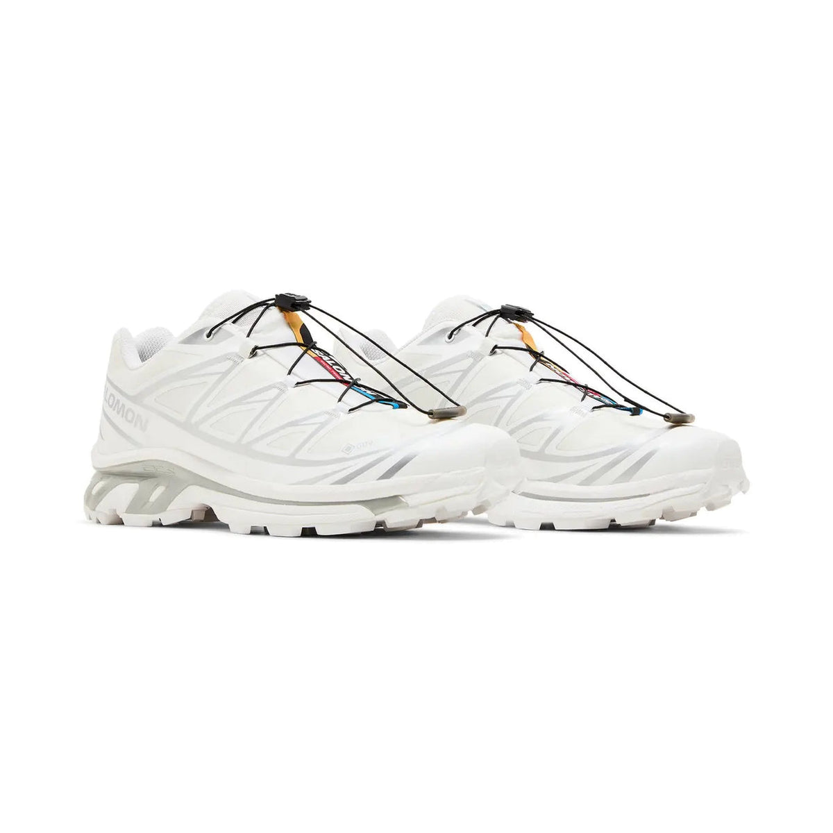 Salomon XT-6 GORE-TEX 'White/Silver' (L47581100) — Waterproof All-Weather Trail-to-Street Sneaker